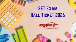 SET Exam Hall Ticket 2026 Out
