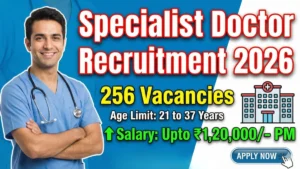 SHSB Specialist Doctor Recruitment 2026 Out – Apply Online 256 Posts
