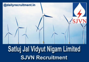 SJVN Apprentice Recruitment 2026, 100 Technician Apprentice & Other Vacancies