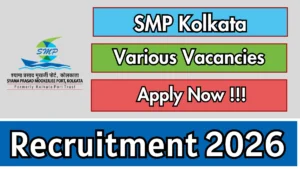 SMP Kolkata Apprentice Dock Pilot Recruitment 2026