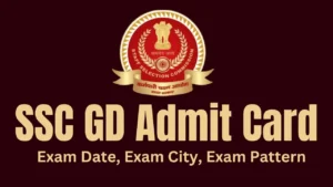 SSC GD Constable Admit Card 2026 [Link] Exam Date, Exam City & Hall Ticket