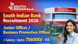 South Indian Bank Recruitment 2026 Out – Apply Online Junior Officer/ Business Promotion Officer Posts