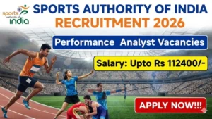 Sports Authority of India Performance Analyst Recruitment 2026