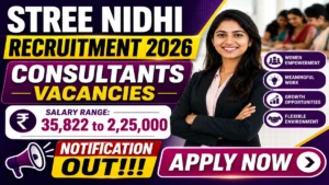 Stree Nidhi Consultants Recruitment 2026