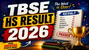 TBSE Higher Secondary (Class 12TH) Examination Result 2026
