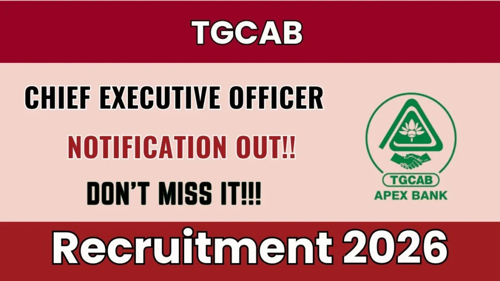 TGCAB Chief Executive Officer Recruitment 2026
