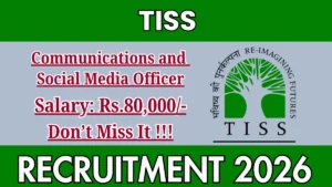 TISS Communications and Social Media Officer Recruitment 2026