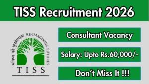 TISS Consultant Recruitment 2026 – Apply Online
