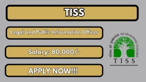 TISS Legal and Public Information Officer Recruitment 2026