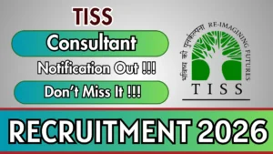 TISS Recruitment 2026 – Apply Online for Consultant Posts
