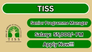 TISS Senior Programme Manager Recruitment 2026