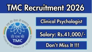 TMC Clinical Psychologist Recruitment 2026