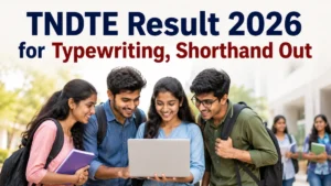 TNDTE DOTE Typewriting Exam Result 2026 Out at tndtegteonline.in