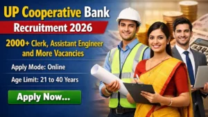 UP Cooperative Bank Recruitment 2026 Out – Apply Online 2085 Clerk, Assistant Engineer and More Posts