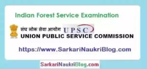 UPSC Indian Forest Service Examination 2026