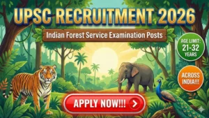 UPSC Indian Forest Service Officer Recruitment 2026 Out
