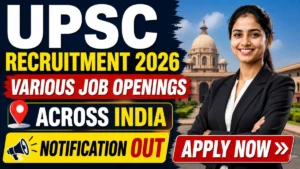 UPSC Recruitment 2026 – Apply Online for 45 Translator, Assistant Mining Engineer and More Posts
