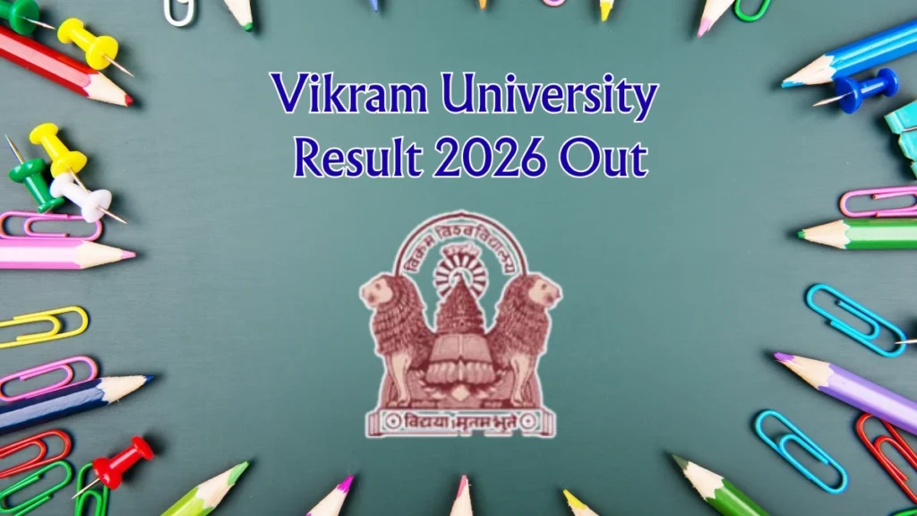 Vikram University Result 2026 Out