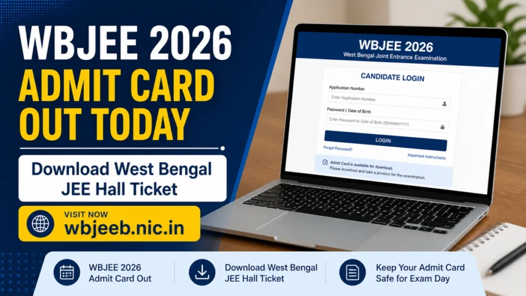 WBJEE 2026 Admit Card Out